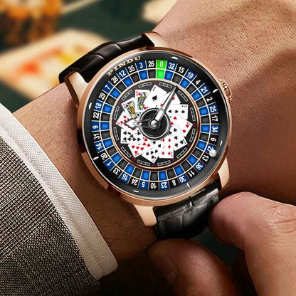 Men's Poker Plate Dial Watch (NH35)