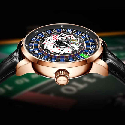 Men's Poker Plate Dial Watch (NH35)