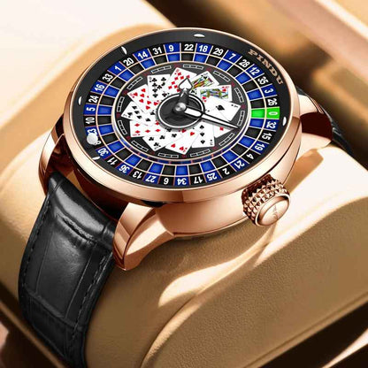 Men's Poker Plate Dial Watch (NH35)